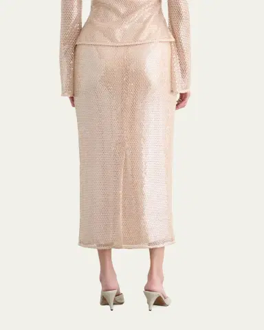 Toccin Leilani Sequined Pencil Skirt | Thumbnail 3 Toccin Leilani Sequined Pencil Skirt | Thumbnail 3