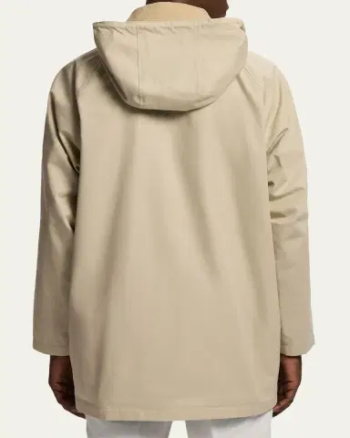 Ralph Lauren Purple Label Men's Ventile Twill Hooded Car Coat | Thumbnail 3 Ralph Lauren Purple Label Men's Ventile Twill Hooded Car Coat | Thumbnail 3