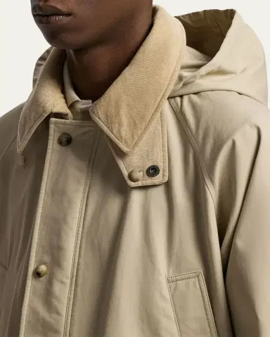 Ralph Lauren Purple Label Men's Ventile Twill Hooded Car Coat | Thumbnail 5 Ralph Lauren Purple Label Men's Ventile Twill Hooded Car Coat | Thumbnail 5