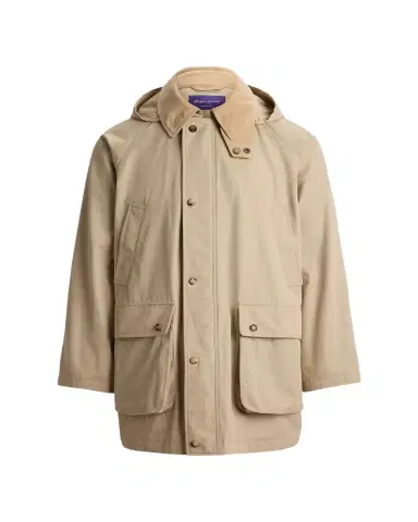 Ralph Lauren Purple Label Men's Ventile Twill Hooded Car Coat | Thumbnail 1 Ralph Lauren Purple Label Men's Ventile Twill Hooded Car Coat | Thumbnail 1