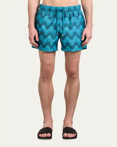 Frescobol Carioca Men's Nylon Copacabana Swim Trunks | Thumbnail 3 Frescobol Carioca Men's Nylon Copacabana Swim Trunks | Thumbnail 3