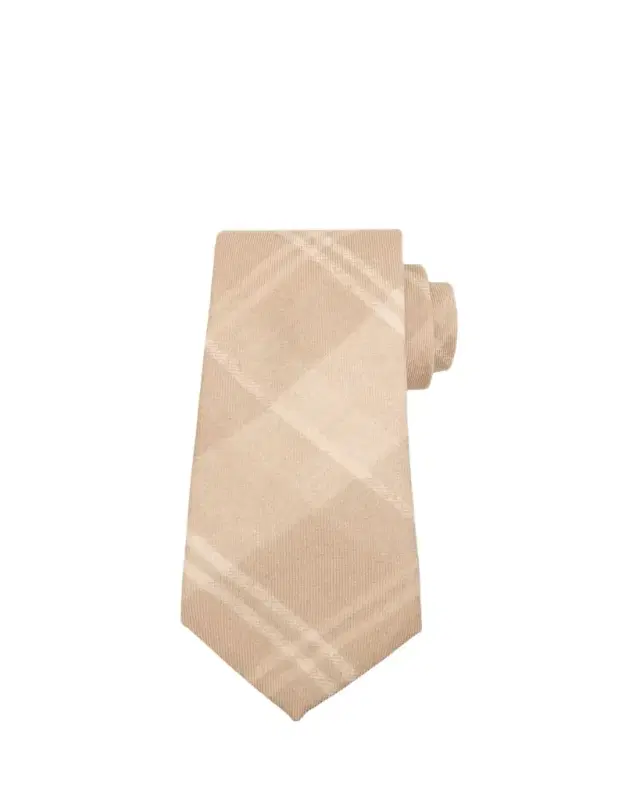 Plaid Cashmere-Silk Tie Plaid Cashmere-Silk Tie