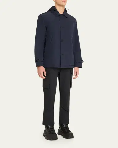 Moncler Men's Evrine Hooded Down Parka | Thumbnail 2 Moncler Men's Evrine Hooded Down Parka | Thumbnail 2