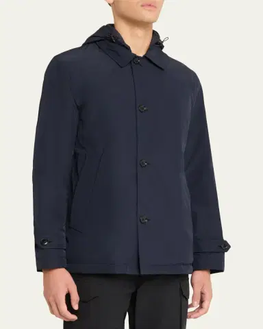 Moncler Men's Evrine Hooded Down Parka | Thumbnail 4 Moncler Men's Evrine Hooded Down Parka | Thumbnail 4