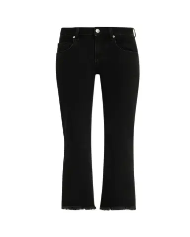 Isabel Marant Ombela Frayed Straight-Leg Ankle Jeans | Thumbnail 1 Isabel Marant Ombela Frayed Straight-Leg Ankle Jeans | Thumbnail 1