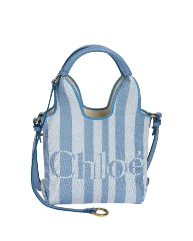 Chloe Stripy Jacquard Tote Bag | Thumbnail 1 Chloe Stripy Jacquard Tote Bag | Thumbnail 1