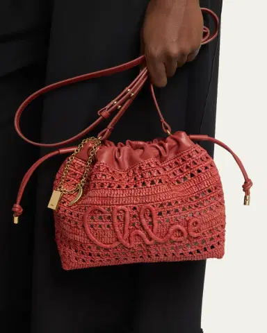 Chloé Summer Banana Mini Raffia Top Handle Bag | Thumbnail 4 Chloé Summer Banana Mini Raffia Top Handle Bag | Thumbnail 4