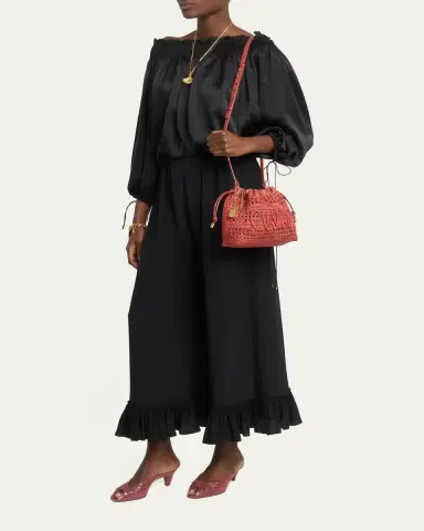 Chloé Summer Banana Mini Raffia Top Handle Bag | Thumbnail 7 Chloé Summer Banana Mini Raffia Top Handle Bag | Thumbnail 7