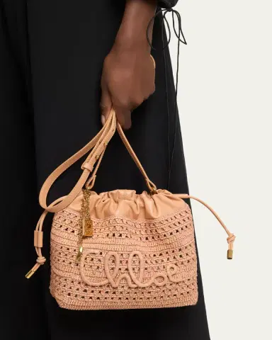 Chloé Summer Banana Mini Raffia Top Handle Bag | Thumbnail 8 Chloé Summer Banana Mini Raffia Top Handle Bag | Thumbnail 8