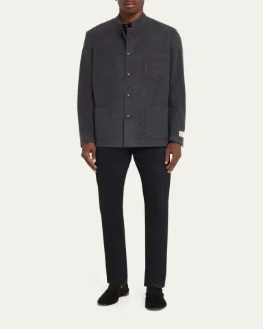 Massimo Alba Men's Wool-Cashmere Blazer | Thumbnail 2 Massimo Alba Men's Wool-Cashmere Blazer | Thumbnail 2