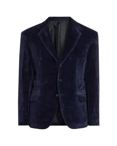 Jil Sander Men's Velvet Single-Breasted Jacket | Thumbnail 1 Jil Sander Men's Velvet Single-Breasted Jacket | Thumbnail 1