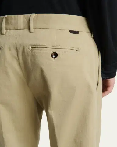 TOM FORD Men's Comfort Stretch Flat-Front Trousers | Thumbnail 5 TOM FORD Men's Comfort Stretch Flat-Front Trousers | Thumbnail 5