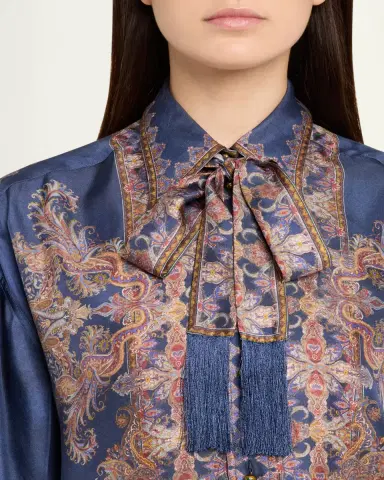 Zimmermann Valiant Relaxed Silk Shirt | Thumbnail 5 Zimmermann Valiant Relaxed Silk Shirt | Thumbnail 5
