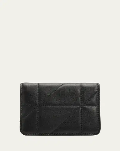 Saint Laurent Quilted Leather YSL Bi-Fold Card Case | Thumbnail 3 Saint Laurent Quilted Leather YSL Bi-Fold Card Case | Thumbnail 3