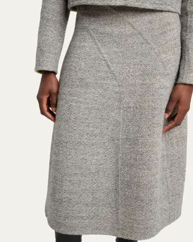 Proenza Schouler Gaelle Paneled Flare Midi Skirt | Thumbnail 5 Proenza Schouler Gaelle Paneled Flare Midi Skirt | Thumbnail 5