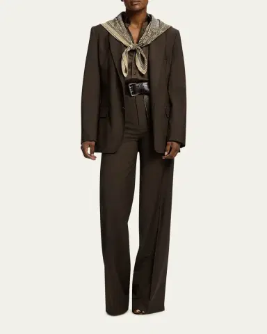 Ralph Lauren Collection Paisley Crepe de Chine Square Scarf | Thumbnail 2 Ralph Lauren Collection Paisley Crepe de Chine Square Scarf | Thumbnail 2