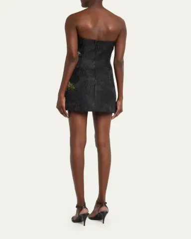 ALICE + OLIVIA Katia Embellished Strapless Mini Dress | Thumbnail 3 ALICE + OLIVIA Katia Embellished Strapless Mini Dress | Thumbnail 3