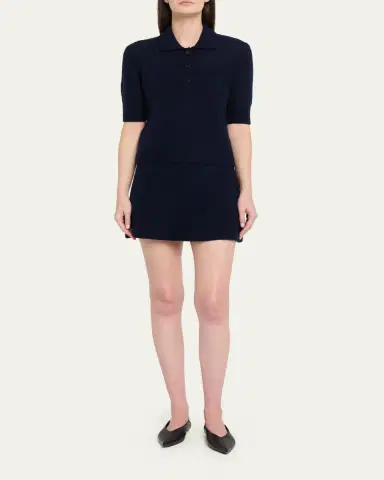 Lisa Yang Masy Cashmere Silk Polo Sweater | Thumbnail 2 Lisa Yang Masy Cashmere Silk Polo Sweater | Thumbnail 2