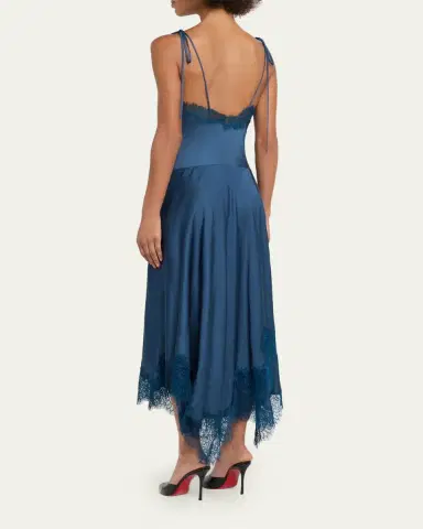 A.L.C. Aleena Satin Lace Maxi Dress | Thumbnail 3 A.L.C. Aleena Satin Lace Maxi Dress | Thumbnail 3