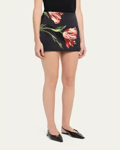 ALICE + OLIVIA Rubi Micro Mini Skirt | Thumbnail 4 ALICE + OLIVIA Rubi Micro Mini Skirt | Thumbnail 4