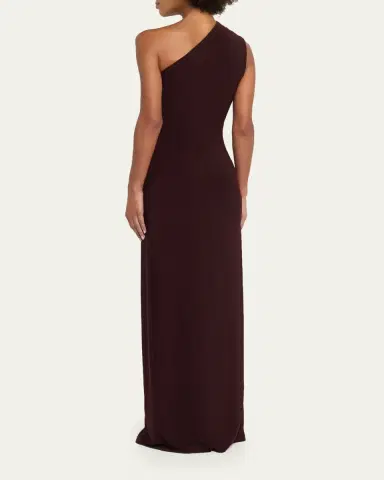 Grace Ling One-Shoulder Claw Slit Gown | Thumbnail 3 Grace Ling One-Shoulder Claw Slit Gown | Thumbnail 3