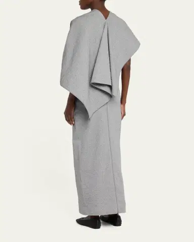 Issey Miyake Allow Sculptural Cape Maxi Dress | Thumbnail 3 Issey Miyake Allow Sculptural Cape Maxi Dress | Thumbnail 3