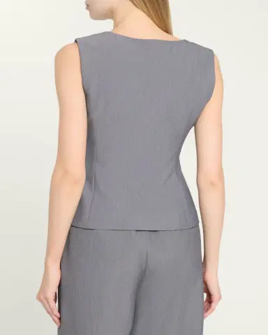 Toccin Yara Sleeveless Zip-Front Vest | Thumbnail 3 Toccin Yara Sleeveless Zip-Front Vest | Thumbnail 3