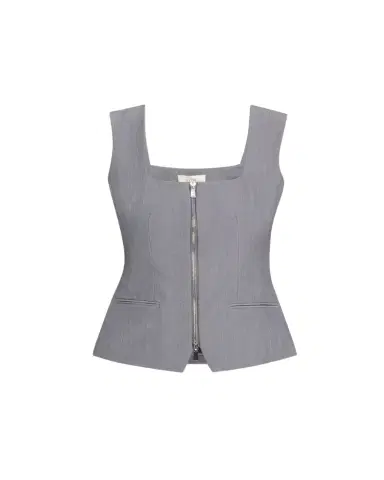 Toccin Yara Sleeveless Zip-Front Vest | Thumbnail 1 Toccin Yara Sleeveless Zip-Front Vest | Thumbnail 1