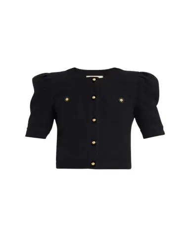 L'Agence Allegra Tweed Short-Sleeve Top | Thumbnail 1 L'Agence Allegra Tweed Short-Sleeve Top | Thumbnail 1