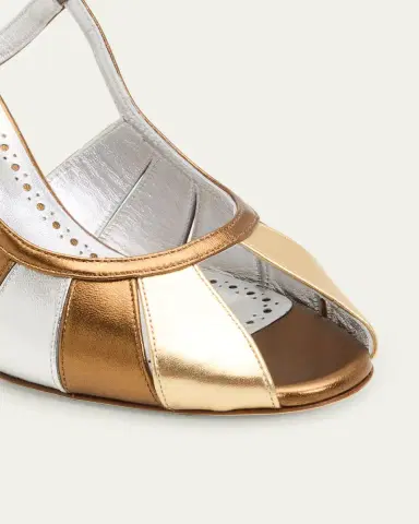 Manolo Blahnik 90mm Coludadhi Metallic Leather Sandals | Thumbnail 3 Manolo Blahnik 90mm Coludadhi Metallic Leather Sandals | Thumbnail 3