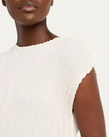 Issey Miyake Unfurling Pleats Sleeveless Asymmetric Top | Thumbnail 5 Issey Miyake Unfurling Pleats Sleeveless Asymmetric Top | Thumbnail 5