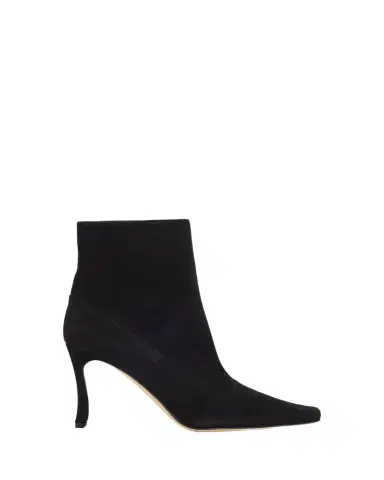 Manolo Blahnik 90mm Gostatu Suede Ankle Booties | Thumbnail 1 Manolo Blahnik 90mm Gostatu Suede Ankle Booties | Thumbnail 1