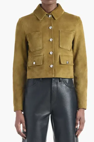 Altuzarra Astley Goat Suede Jacket | Thumbnail 2 Altuzarra Astley Goat Suede Jacket | Thumbnail 2