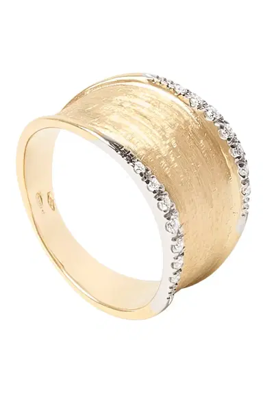 MARCO BICEGO Diamond Lunaria Border Band Ring | Thumbnail 3 MARCO BICEGO Diamond Lunaria Border Band Ring | Thumbnail 3