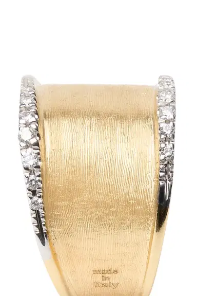 MARCO BICEGO Diamond Lunaria Border Band Ring | Thumbnail 4 MARCO BICEGO Diamond Lunaria Border Band Ring | Thumbnail 4