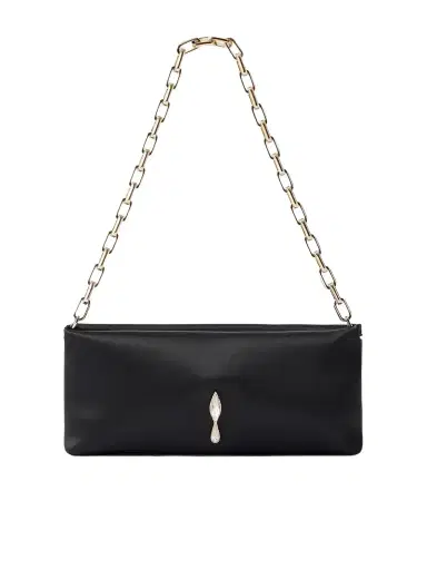 Christian Louboutin Maykimay Crystal-embellished Satin Shoulder-bag | Thumbnail 1 Christian Louboutin Maykimay Crystal-embellished Satin Shoulder-bag | Thumbnail 1