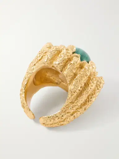 PAOLA SIGHINOLFI Lia 18-karat Gold-plated Pewter And Resin Ring | Thumbnail 4 PAOLA SIGHINOLFI Lia 18-karat Gold-plated Pewter And Resin Ring | Thumbnail 4