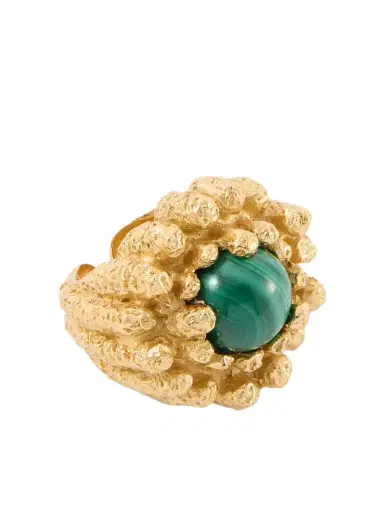 PAOLA SIGHINOLFI Lia 18-karat Gold-plated Pewter And Resin Ring | Thumbnail 1 PAOLA SIGHINOLFI Lia 18-karat Gold-plated Pewter And Resin Ring | Thumbnail 1