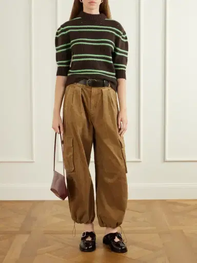 Sea Garret Stretch Cotton-corduroy Balloon Pants | Thumbnail 2 Sea Garret Stretch Cotton-corduroy Balloon Pants | Thumbnail 2