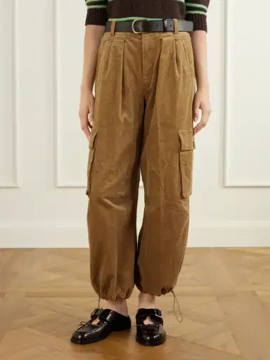 Sea Garret Stretch Cotton-corduroy Balloon Pants | Thumbnail 3 Sea Garret Stretch Cotton-corduroy Balloon Pants | Thumbnail 3