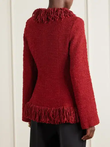 LIBEROWE Fringed Wool-blend Tweed Jacket | Thumbnail 4 LIBEROWE Fringed Wool-blend Tweed Jacket | Thumbnail 4