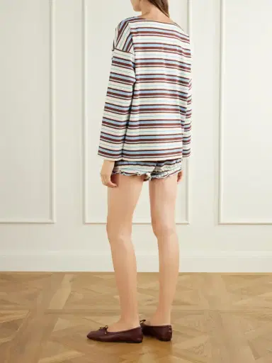 Posse Nadine Striped Cotton-jersey Shirt | Thumbnail 3 Posse Nadine Striped Cotton-jersey Shirt | Thumbnail 3