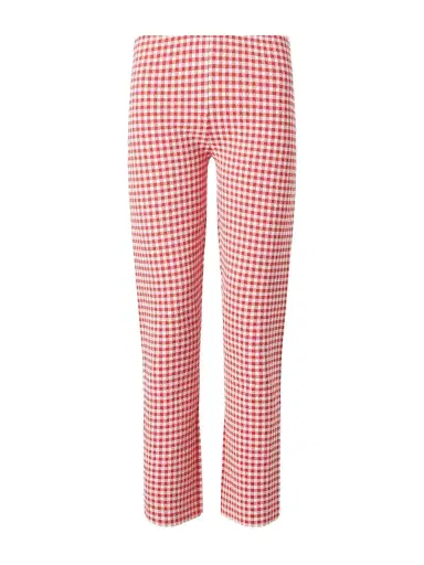 Posse Micah Checked Jersey Straight-leg Capri Pants | Thumbnail 1 Posse Micah Checked Jersey Straight-leg Capri Pants | Thumbnail 1