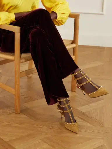 Valentino Garavani Rockstud 65 Suede Pumps | Thumbnail 2 Valentino Garavani Rockstud 65 Suede Pumps | Thumbnail 2
