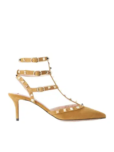 Valentino Garavani Rockstud 65 Suede Pumps | Thumbnail 1 Valentino Garavani Rockstud 65 Suede Pumps | Thumbnail 1