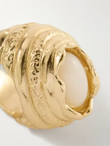 PAOLA SIGHINOLFI Amanda 18-karat Gold-plated Pewter And Resin Ring | Thumbnail 4 PAOLA SIGHINOLFI Amanda 18-karat Gold-plated Pewter And Resin Ring | Thumbnail 4