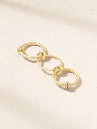 Spinelli Kilcollin Jovie Set Of Three 18-karat Gold Diamond Rings | Thumbnail 3 Spinelli Kilcollin Jovie Set Of Three 18-karat Gold Diamond Rings | Thumbnail 3