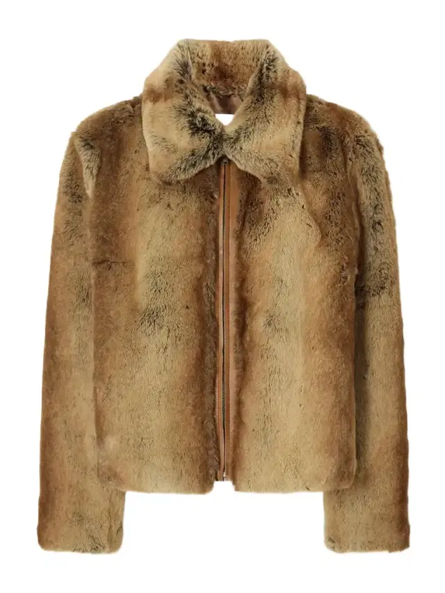 Mireia Leather-trimmed Plush Jacket Mireia Leather-trimmed Plush Jacket