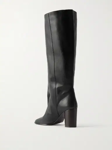 Lemaire Crease Leather Knee Boots | Thumbnail 3 Lemaire Crease Leather Knee Boots | Thumbnail 3