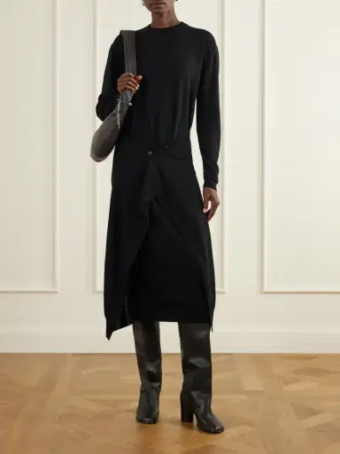 Lemaire Crease Leather Knee Boots | Thumbnail 4 Lemaire Crease Leather Knee Boots | Thumbnail 4